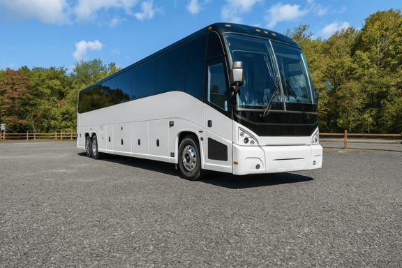 Porterville Charter Bus 56 Passenger Charter Bus