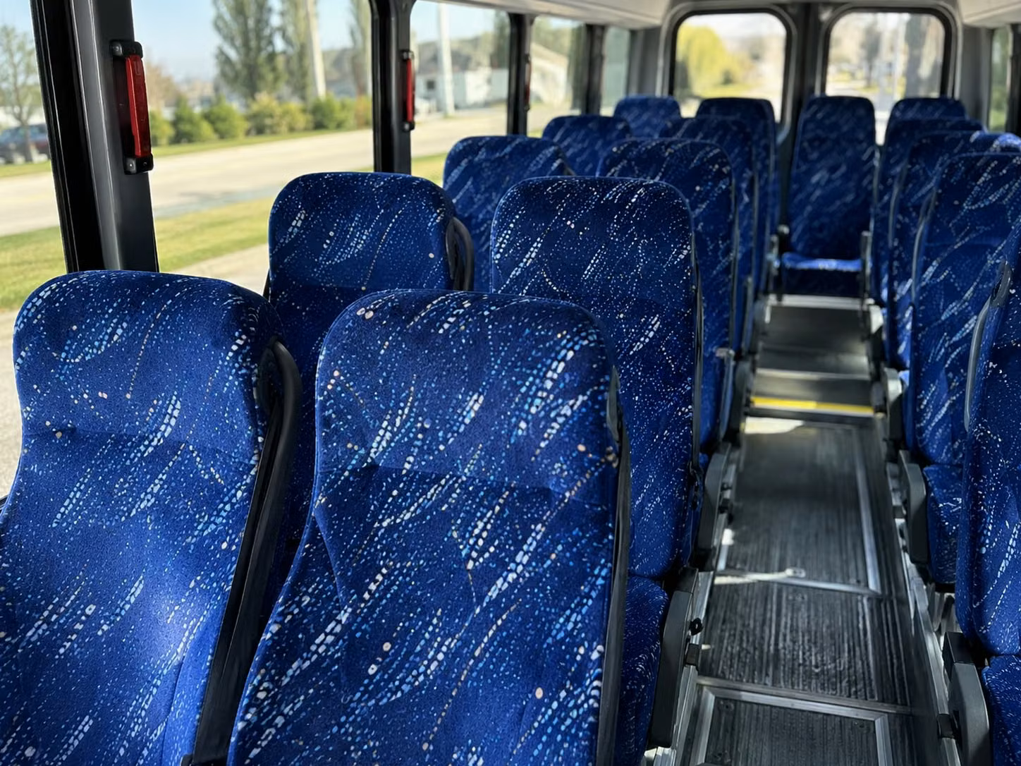 18 passenger minibus interior